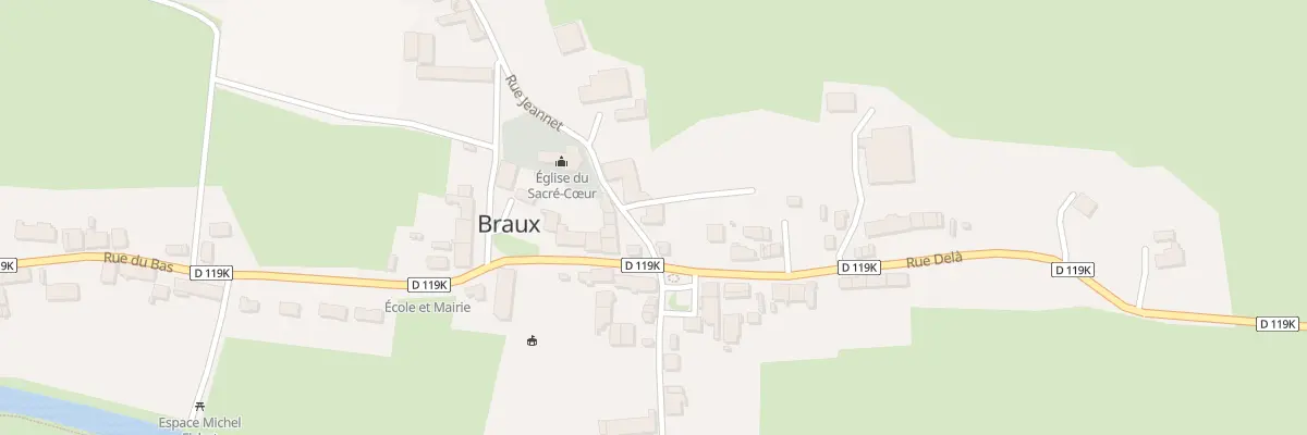 Plan du 2 Rue Jeannet à Braux