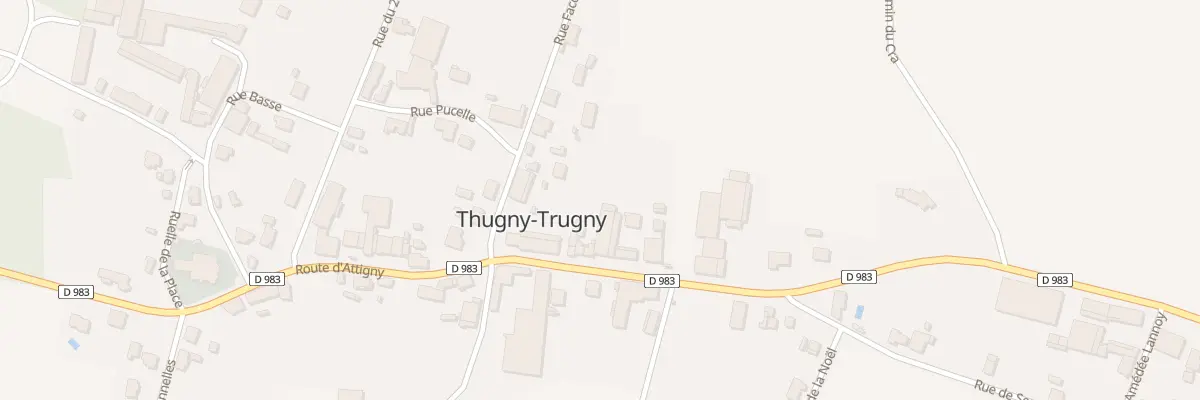 Plan du 17 Rte d’Attigny à Thugny-Trugny