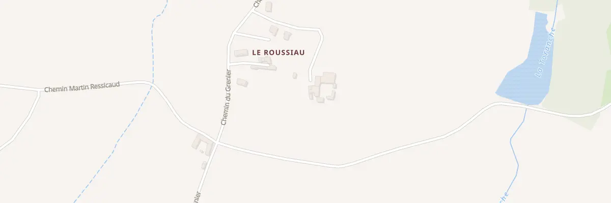 Plan du 84 Imp du Roussiau à Saint-Clément-les-Places