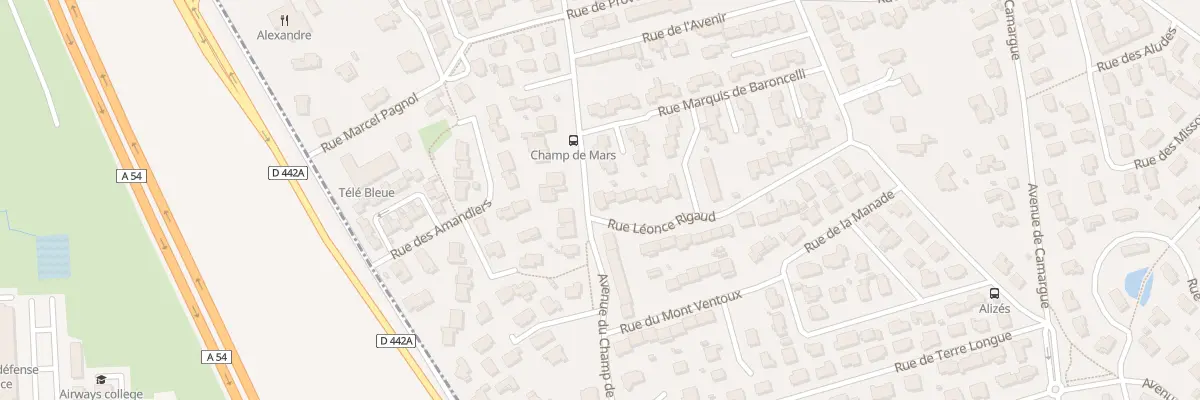 Plan du 1 Rue Léonce Rigaud à Garons
