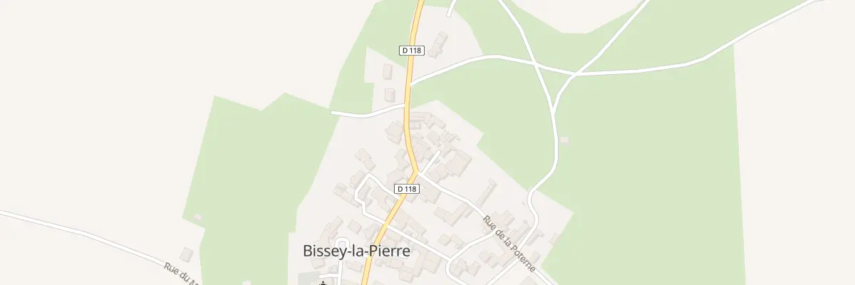 Plan de Imp de la Poterne à Bissey-la-Pierre