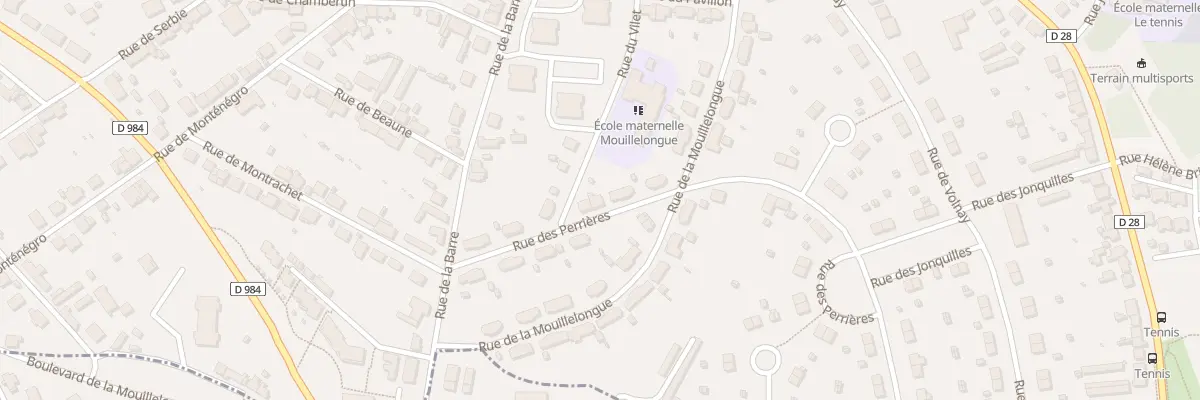 Plan du 5B Rue des Perrières au Creusot