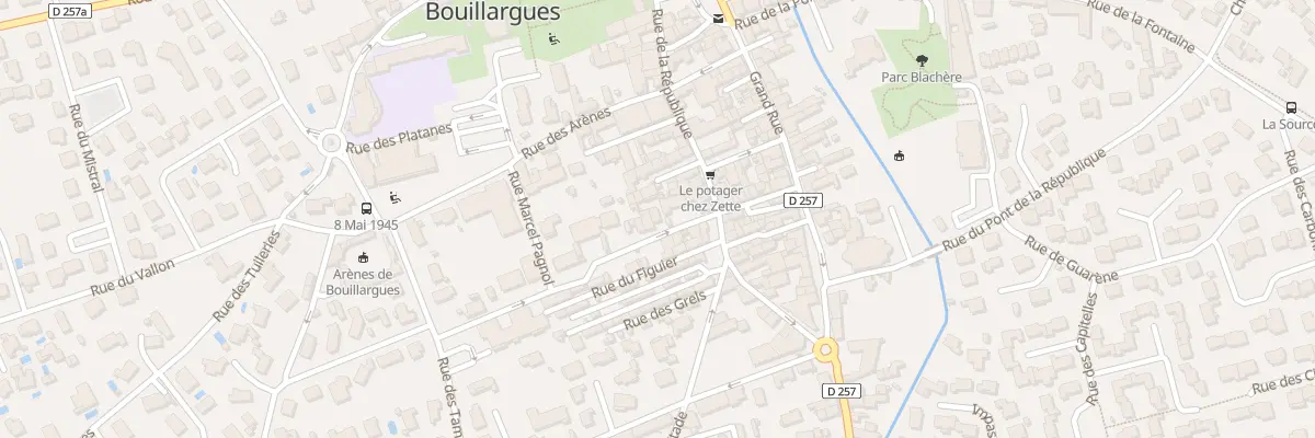 Plan du 8 Rue des Écoles à Bouillargues