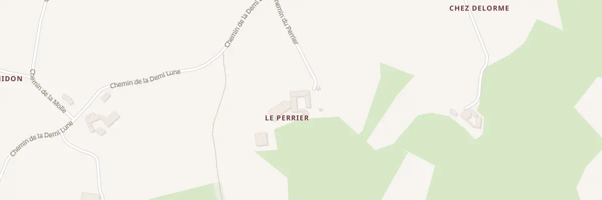 Plan du 5170 Le Perrier à Longessaigne