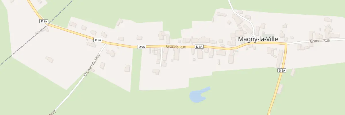 Plan du 20 Grande Rue à Magny-la-Ville