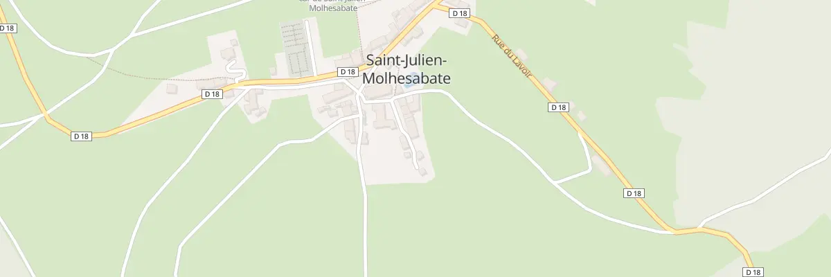 Plan du 5015 Le Bourg à Saint-Julien-Molhesabate