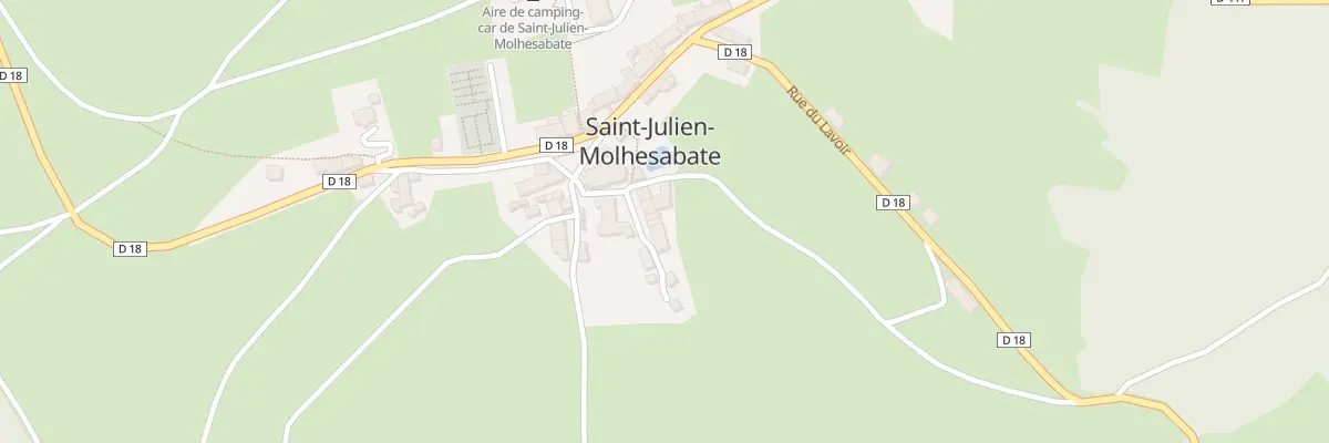 Plan du 5016 Le Bourg à Saint-Julien-Molhesabate
