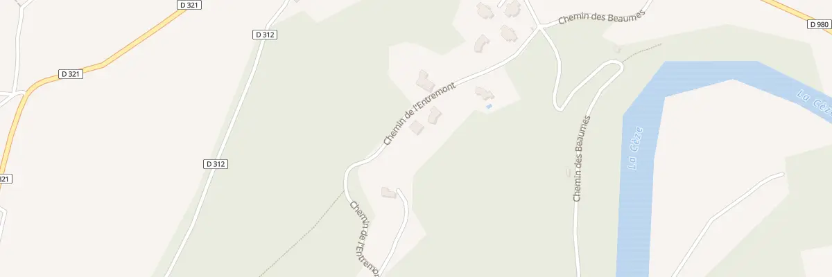 Plan du 5185F L’Entremont à Montclus