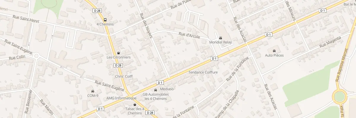 Plan du 114 Rue President Wilson au Creusot