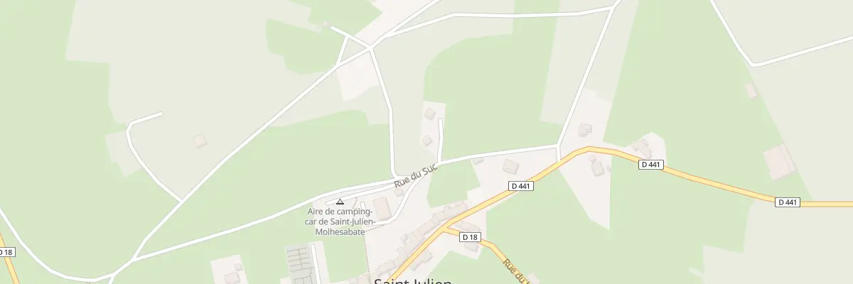 Plan du 5001 La Bielle à Saint-Julien-Molhesabate