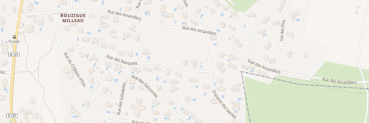 Plan du 230 Rue des Banquets à Poulx