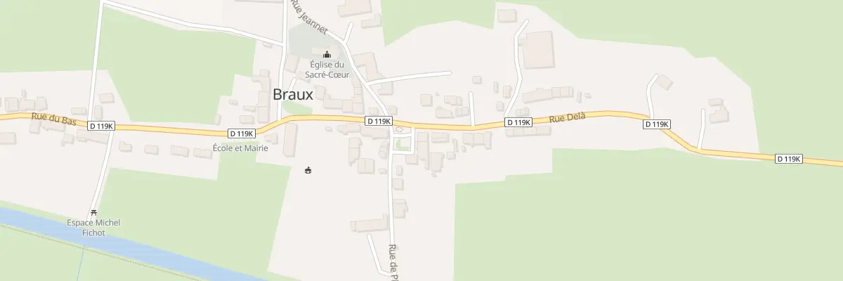 Plan du 2 Pl de la Croix de Bola à Braux