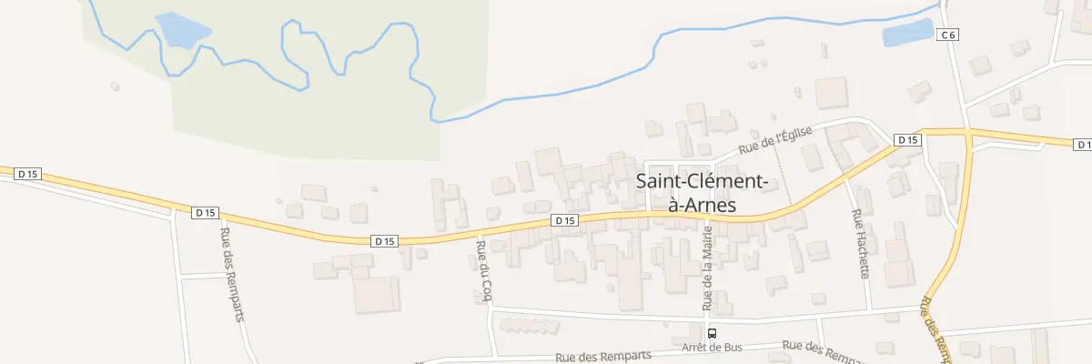Plan du 13 Rue de Beauclair à Saint-Clément-à-Arnes