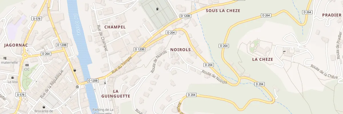 Plan du 13B Rte de Noirols au Cheylard