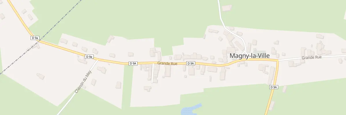 Plan du 11 Grande Rue à Magny-la-Ville