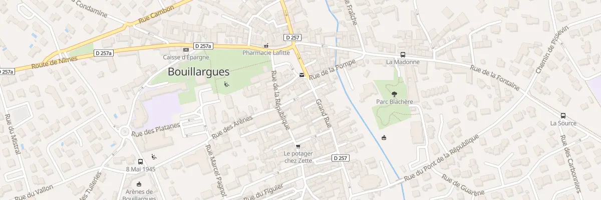 Plan du 3 Rue de la Poste à Bouillargues