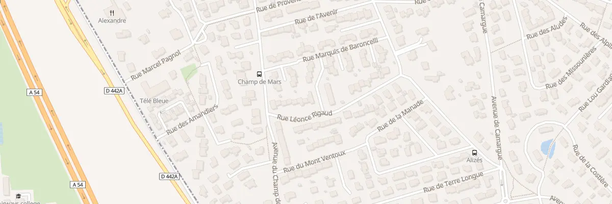 Plan du 13 Rue Léonce Rigaud à Garons