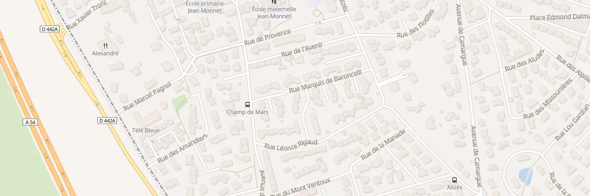 Plan du 4 Rue des Félibres à Garons
