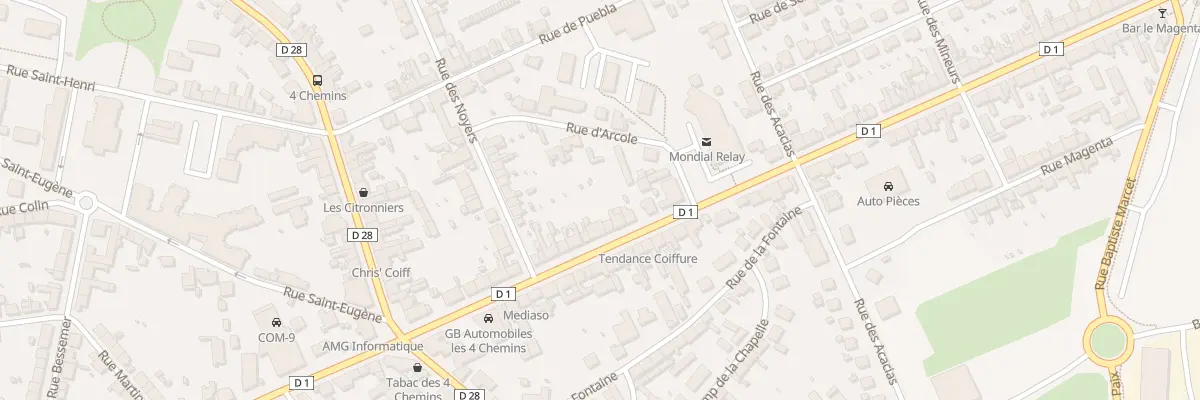 Plan du 108 Rue President Wilson au Creusot