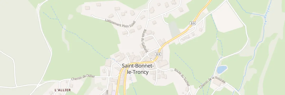 Plan du 5062 Le Bourg à Saint-Bonnet-le-Troncy