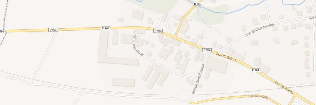 Plan du 8 Rue de Reims à Cuperly