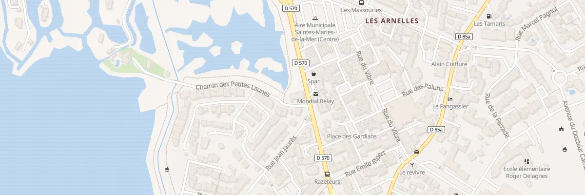 Plan du 7 Av d’Arles à Saintes-Maries-de-la-Mer