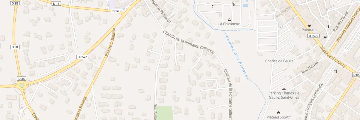 Plan du 10 Rue de la Fontaine Gillienne à Saint-Gilles