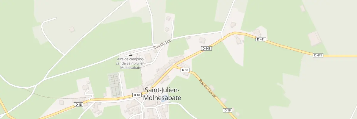 Plan du 5133 Le Bourg à Saint-Julien-Molhesabate