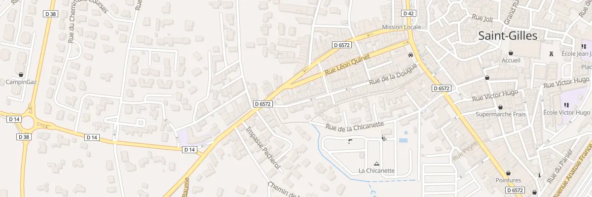 Plan du 50A Rue de la Dougue à Saint-Gilles