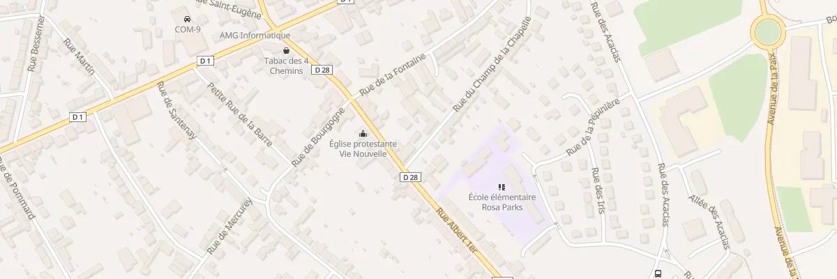 Plan du 3 Rue du Champ de la Chapelle au Creusot