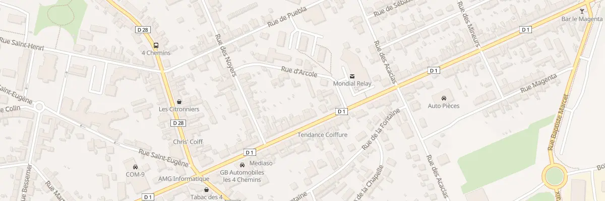 Plan du 106 Rue President Wilson au Creusot