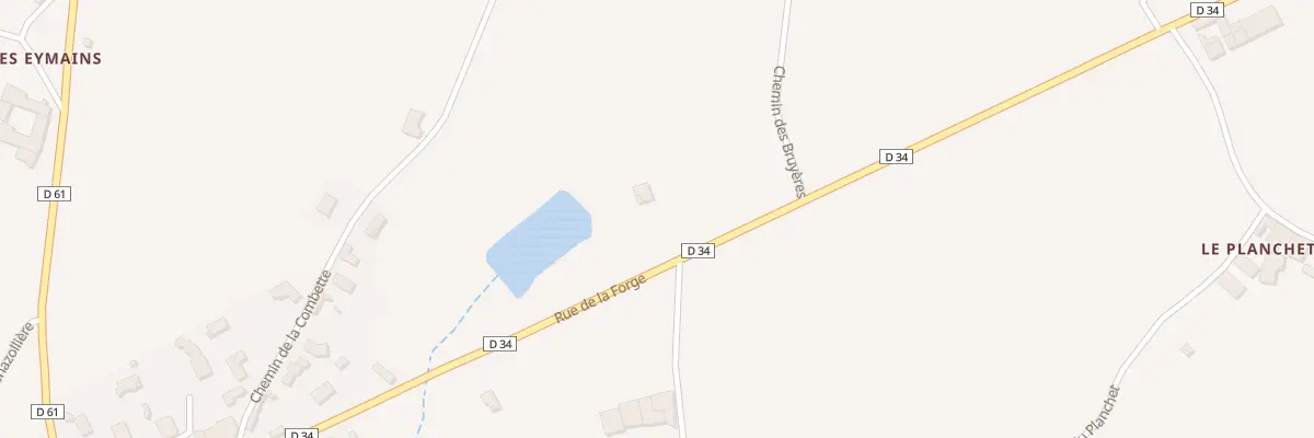 Plan du 591 Rue de la Forge à Grézieu-le-Marché