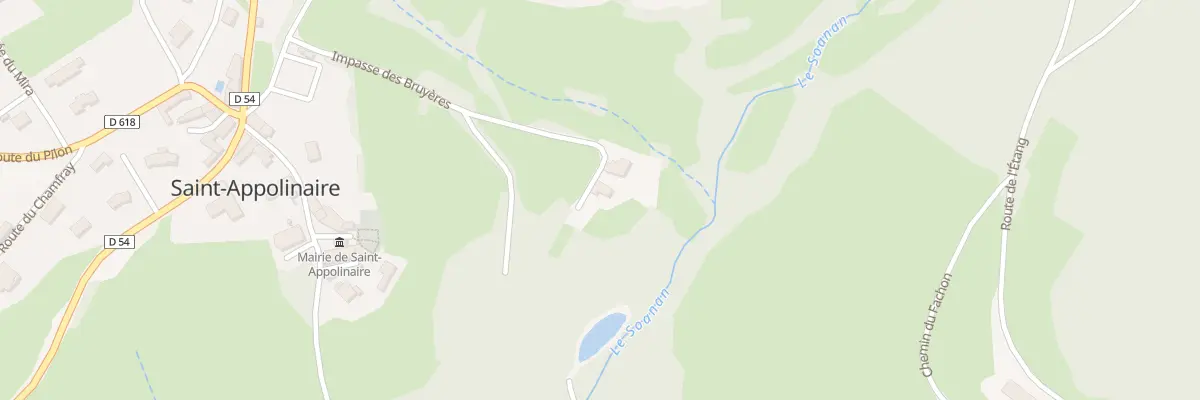 Plan du 317 Imp des Bruyères à Saint-Appolinaire