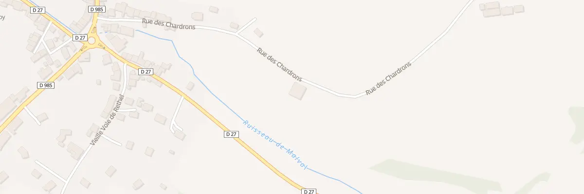 Plan du 20 Rue des Chardrons à Signy-l’Abbaye