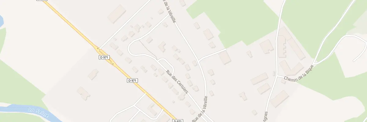Plan du 10 Rue des Cerisiers à Gyé-sur-Seine