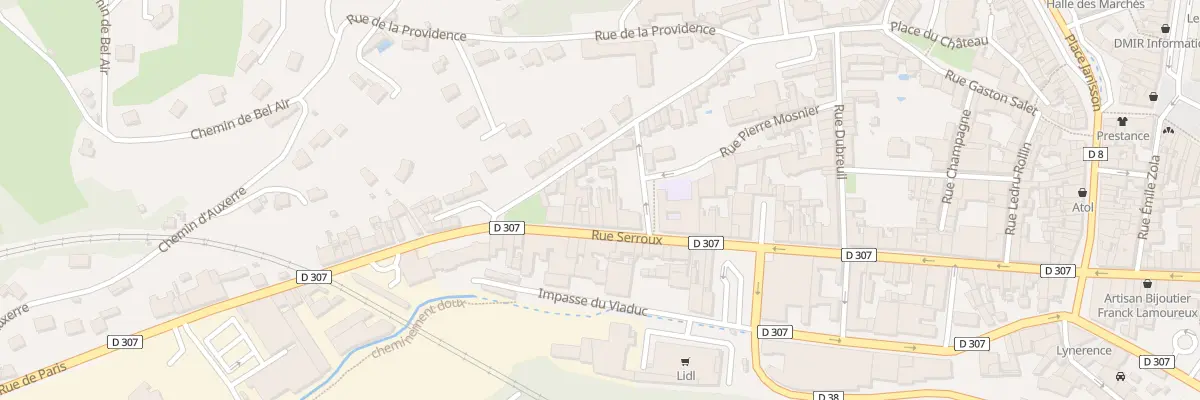 Plan du 20 Rue SERROUX à Tarare