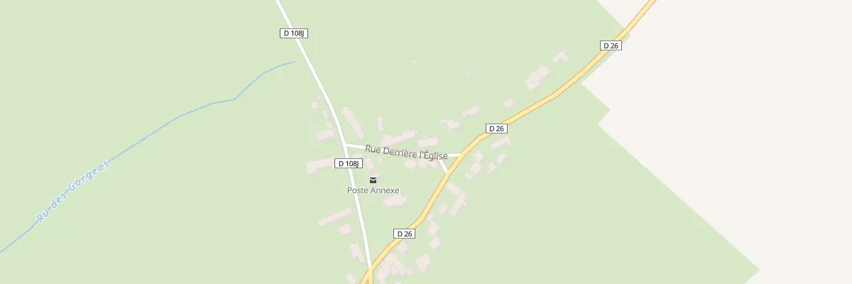Plan du 2 Rue Derrière l’Église à Clamerey