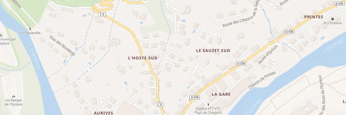Plan du 6A Imp de la Riaille au Cheylard