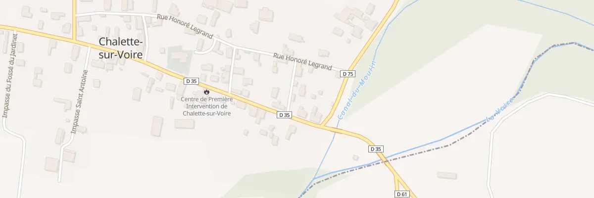 Plan du 34A Le Village à Chalette-sur-Voire