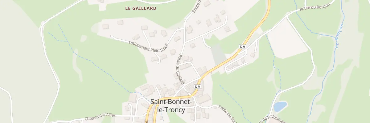 Plan du 5066 Le Bourg à Saint-Bonnet-le-Troncy