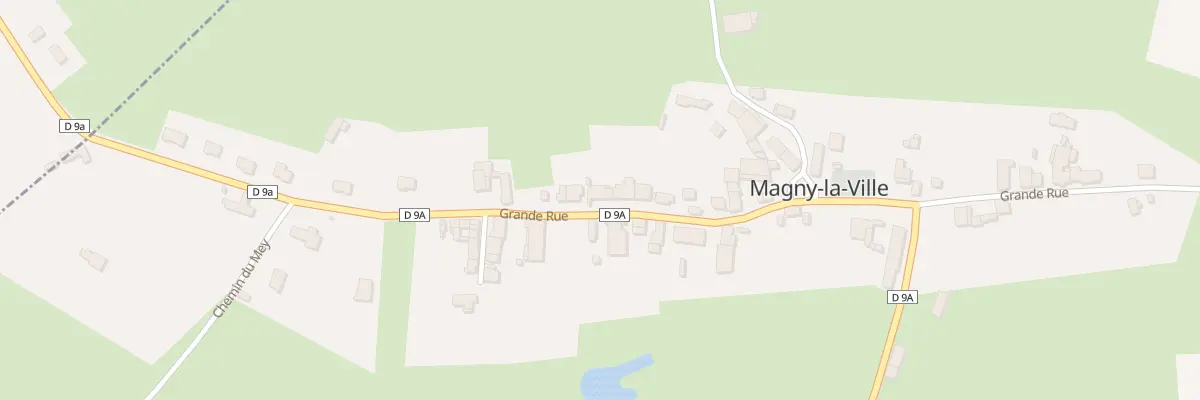 Plan du 13 Grande Rue à Magny-la-Ville
