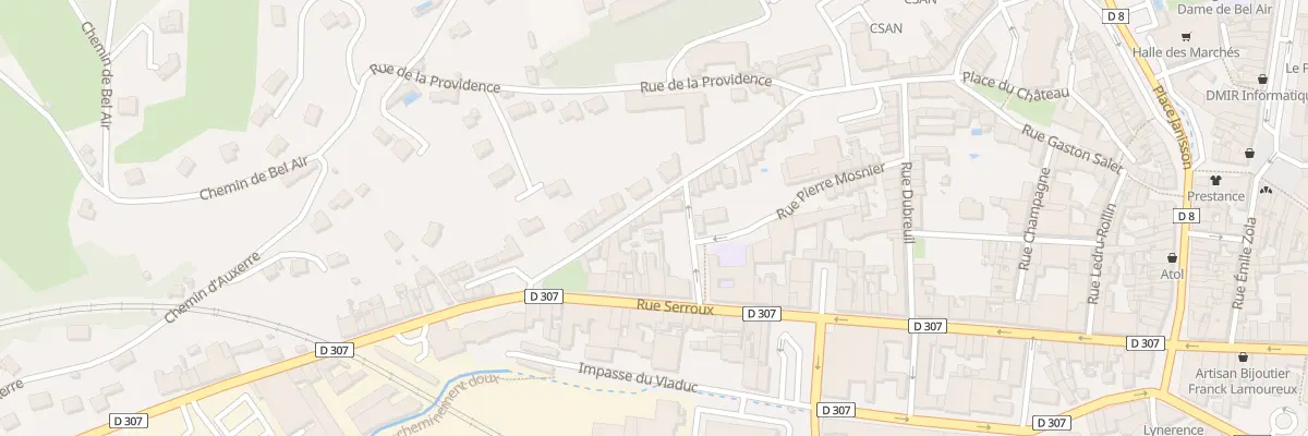 Plan du 21 Rue PAUL BERT à Tarare