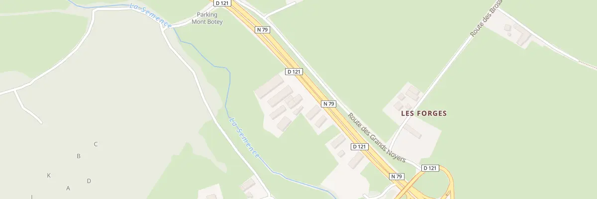 Plan du 1731 Rte de Chevannes à Verosvres