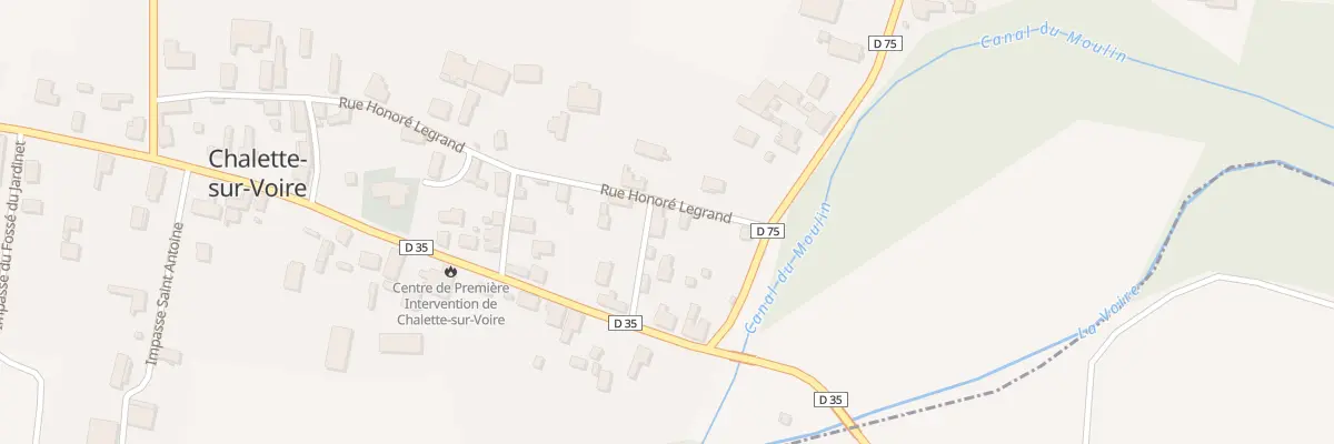 Plan du 48 Le Village à Chalette-sur-Voire