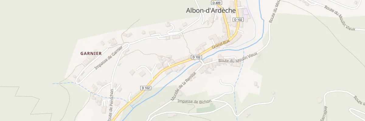 Plan du 5071 Le Village d’Albon à Albon-d’Ardèche