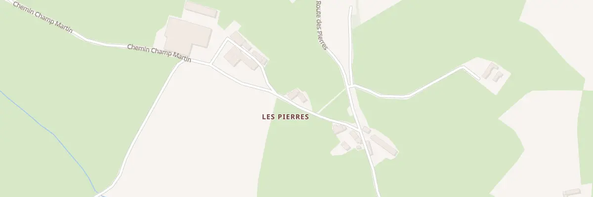 Plan du 102 Che Champ Martin à Verosvres