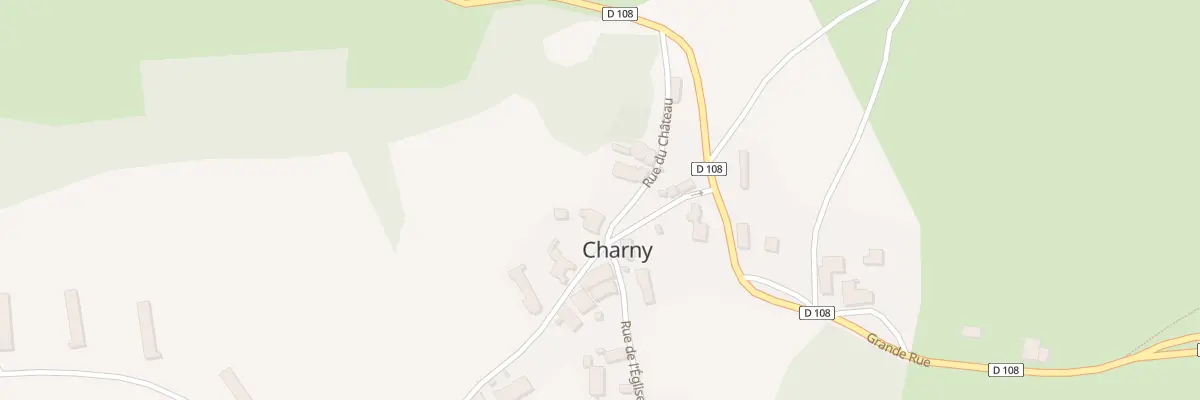 Plan du 3 Rue du Chateau à Charny