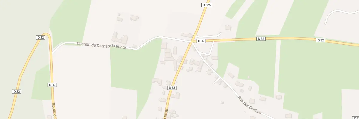 Plan du 22 Rue de la Poste à Touillon