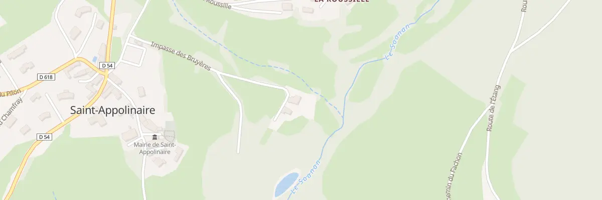 Plan du 5026 Les Verpieres à Saint-Appolinaire