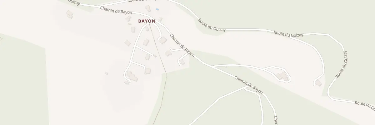 Plan du 264 Che de Bayon à Planfoy
